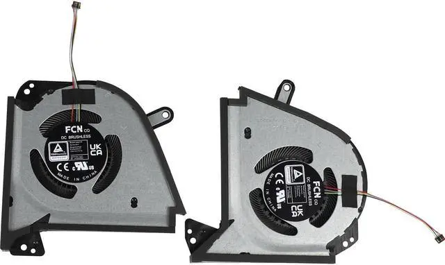 Alt view image 5 of 5 - CPU+GPU Cooling Fan for ASUS ROG Zephyrus G15 (2022) GA503R GA503RM GA503RS GA503RW GA503RX Series, P/N: DFSCK221151812 FPPQ DFSCK221051824 FPPP DC12V 1A Fan