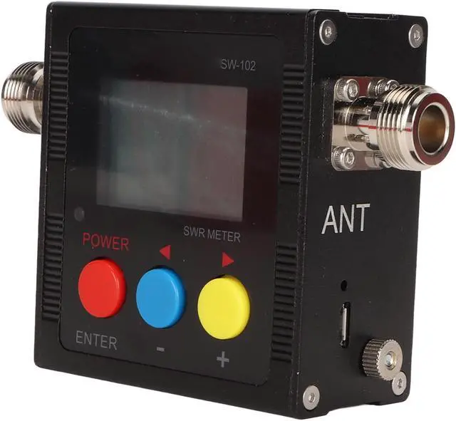 Main image of Professional VHF UHF SWR Meter, Digital Power Meter for Two Way Radio, 125MHz to 525MHz 120W, Easy to Install, Low Loss, Superior Performance