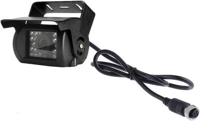 Main image of 4 Pin Vehicle Backup Camera,Rear View Camera,Car Reversing Camera for RV Camper Truck Pickup Bus Waterproof Shockproof Night Vision Wide View Angle 12V 24V