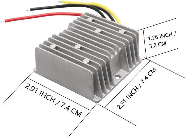 Alt view image 2 of 5 - 12V 24V to 48V DC Step Up Converter (Input 9-30V) DC-DC Boost Voltage Transformer for GolfCART (6A 288W)