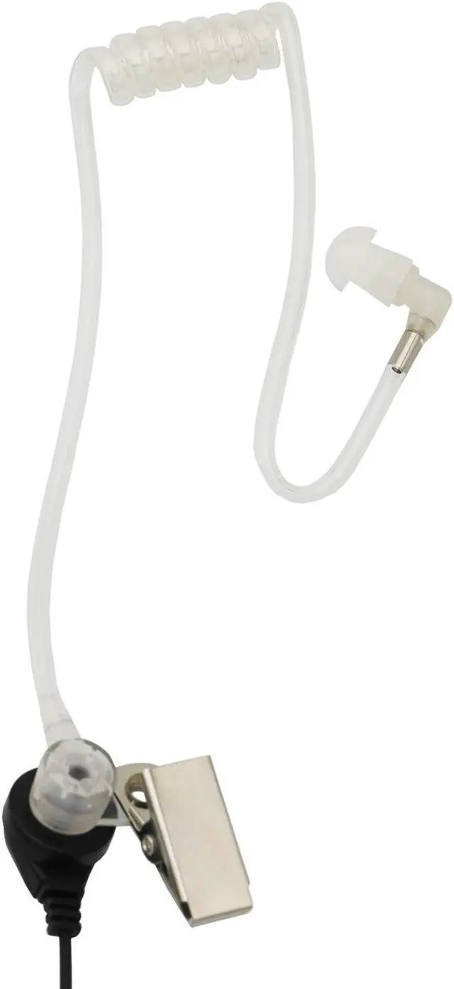 Alt view image 4 of 5 - Walkie Talkies Earpiece with Mic 2 Pin Acoustic Tube Headset Compatible with UV-5R BF-888S Kenwood Retevis H-777 RT22 Puxing Wouxun (20 Pack)