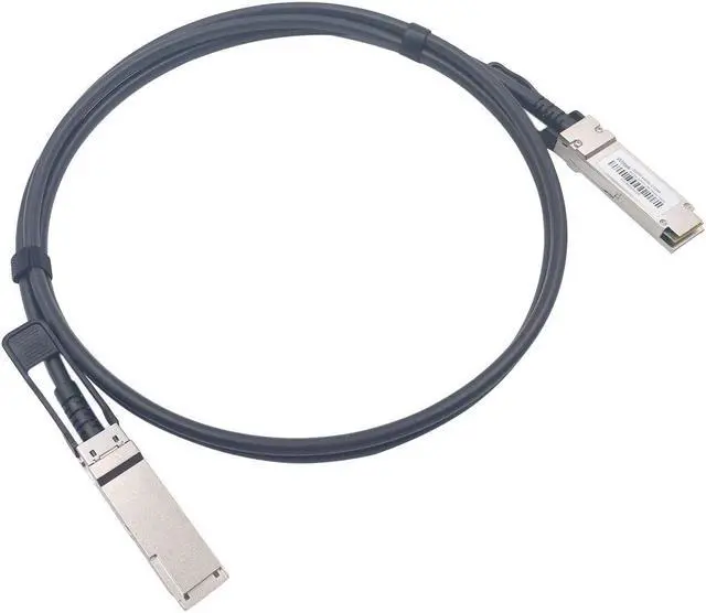 Main image of Wiitek 2M QSFP+ DAC Twinax Cable, 40GbE QSFP+ Direct Attach Copper Cable,30AWG Black, for Cisco QSFP-H40G-CU2M, Dell, Ubiquiti, D-Link, Juniper, Huawei, Mellanox, Mikrotik, SuperMicro