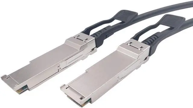 Alt view image 2 of 5 - Wiitek 2M QSFP+ DAC Twinax Cable, 40GbE QSFP+ Direct Attach Copper Cable,30AWG Black, for Cisco QSFP-H40G-CU2M, Dell, Ubiquiti, D-Link, Juniper, Huawei, Mellanox, Mikrotik, SuperMicro