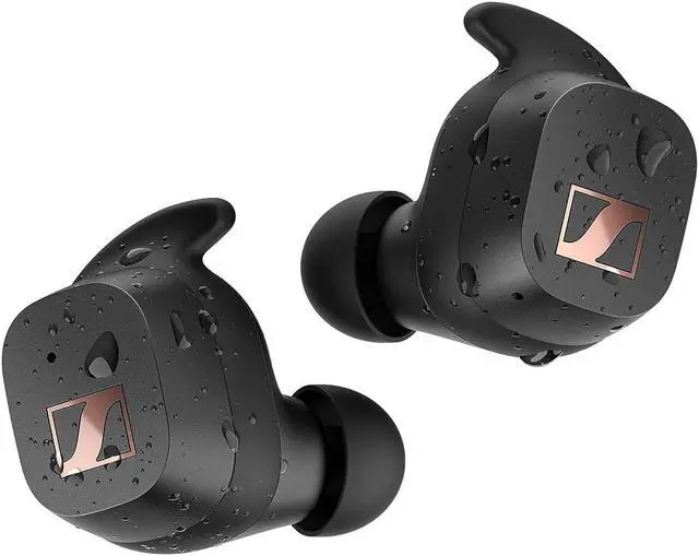 Main image of Sennheiser Consumer Audio Sport True Wireless Earbuds - Bluetooth in-Ear Headphones, Music and Calls with Adaptable Acoustics, Noise Isolation, Touch Controls, IP54 27-Hour Battery, Black