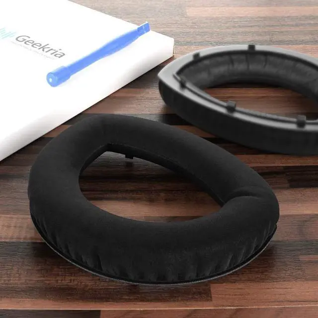 Alt view image 4 of 5 - Geekria Comfort Replacement Ear Pads for Sennheiser HD700 Headphones Ear Cushions, Headset Earpads, Ear Cups Cover Repair Parts (Black)