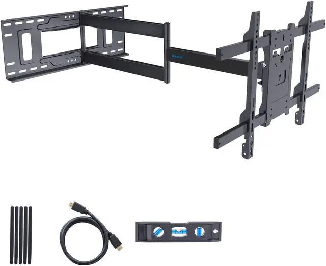 Main image of Mount-It! Long Arm TV Mount, Full Motion Long Extension Wall Bracket with 38.5 inch Extension,TV Wall Mount Fits Screens 40, 50, 55, 60, 65, 70, 75, 80 Inch, Max VESA 600x400 Compatible, Holds 121 Lbs