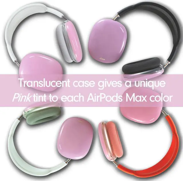 Alt view image 2 of 5 - Sonix Protective Case Cover for AirPods Max Headphones | Jelly Series | Jelly Pink