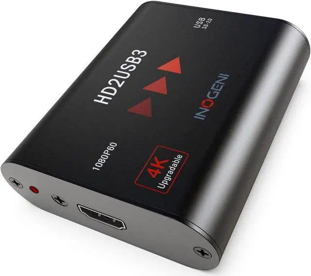 Main image of 1080p 60fps HDMI to USB 3.0 (4K Upgradable) Professional Video and Audio Converter, Capture Card, HD2USB3 by INOGENI, PRO AV Plug'n Go, Compatible with All Systems and Apps (No Driver Required)