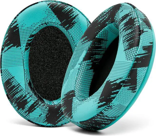 Main image of WC Wicked Cushions PadZ - Thick & Soft Ear Pads for ATH M50X / M40X / SteelSeries Arctis/HyperX Cloud & Alpha/Logitech G Pro X/Compatible with Over 50 Headphones | Speedracer Cyan