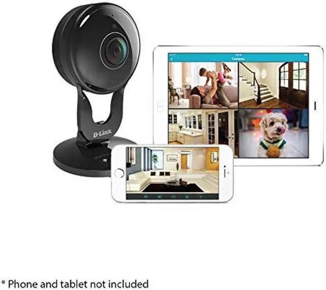 Alt view image 2 of 5 - D-Link Full HD 180-Degree WiFi Security Camera  1080P  Indoor  Night Vision  Remote Access  Works with Google Assistant  Casting  Streaming (DCS-2530L)