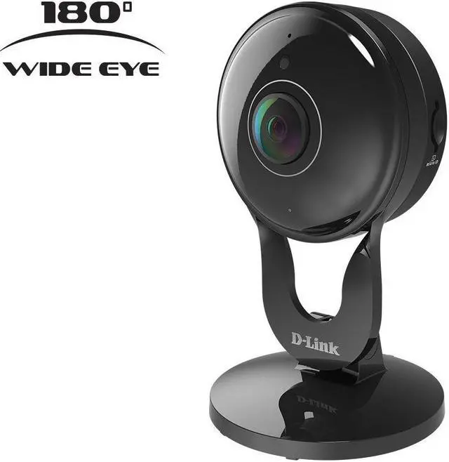 Alt view image 3 of 5 - D-Link Full HD 180-Degree WiFi Security Camera  1080P  Indoor  Night Vision  Remote Access  Works with Google Assistant  Casting  Streaming (DCS-2530L)