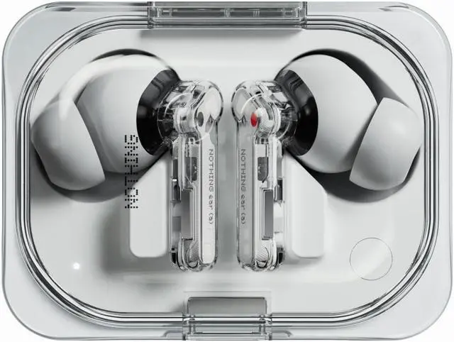 Main image of Nothing Ear (a) Wireless Earbuds with ChatGPT Integration, 45dB Hybrid Noise Cancelling Earbuds, Hi-Res Audio, Advanced Equaliser, Dual Connect, 6 Mics, 42.5H Playtime Earbuds Wireless Bluetooth White