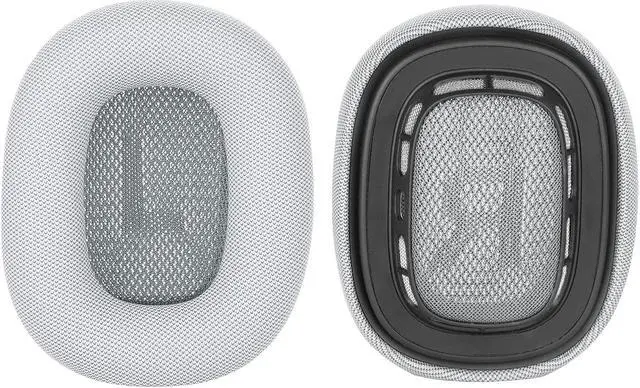 Alt view image 3 of 5 - Geekria QuickFit Replacement Ear Pads Compatible with Apple Airpods MAX Headphones Ear Cushions, Repair Parts (Silver)