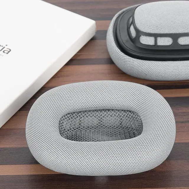 Alt view image 4 of 5 - Geekria QuickFit Replacement Ear Pads Compatible with Apple Airpods MAX Headphones Ear Cushions, Repair Parts (Silver)