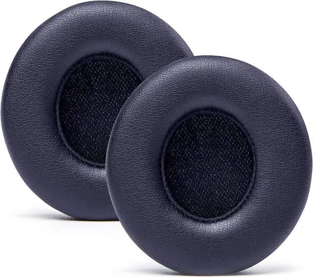 Alt view image 4 of 5 - WC Design Pack 2 - Upgraded Replacement Ear Pads for Beats Solo Headphones - Cloud Like Comfort - Extra Durable - Black Memory Foam - 2 Pairs
