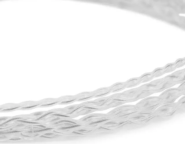 Alt view image 4 of 5 - Geekria Apollo Silver-Plated Audio Cable Compatible with Sennheiser HD25, HD25-C, HD 25 Headphones, 3.5mm Replacement Cord, Hi-Res, HiFi Headphone Upgrade Cable (5ft/1.5m)