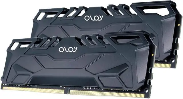 Alt view image 5 of 5 - OLOy DDR4 RAM 32GB (2x16GB) 2666 MHz CL19 1.2V 288-Pin Desktop Gaming UDIMM (MD4U162619DJDA)