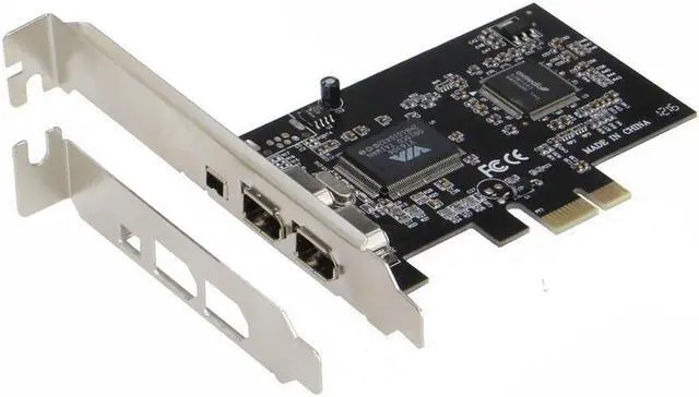 Main image of Sedna - PCIe (PCI Express) 3 Ports 1394A (Firewire) Adapter Card (VIA) (3E, 2X 6 Pin + 1 x 4 Pin External Port) with Low Profile Bracket