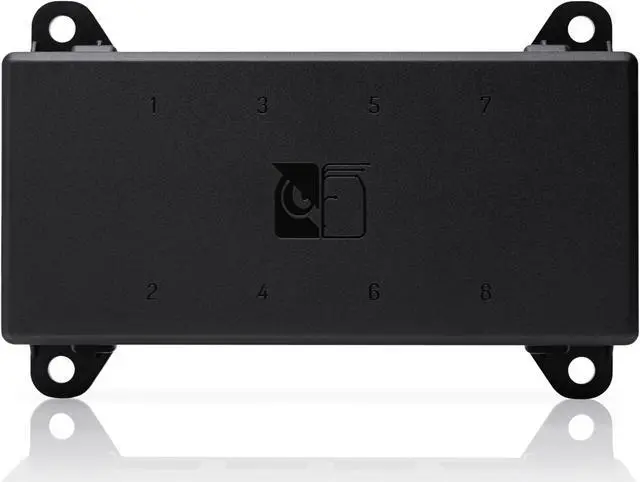 Alt view image 2 of 5 - Noctua NV-FH2, 8 Channel Fan Hub for 5V, 12V, and 24V Fans, up to 60W Total with Optional 5.5mm Barrel Connector Power Supply (Black)