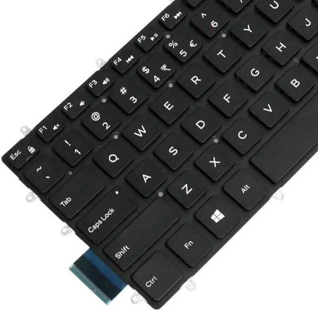 Alt view image 5 of 5 - GinTai Laptop US Keyboard with Backlit Replacement for DELL G3 3579 3779 G5 5587 G7 7588