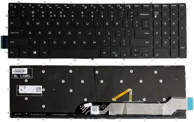 Main image of GinTai Laptop US Keyboard with Backlit Replacement for DELL G3 3579 3779 G5 5587 G7 7588