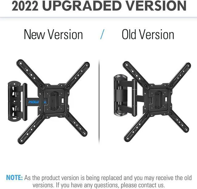 Alt view image 3 of 5 - MOUNTUP MU0009 Full Motion TV Wall Mount for 26-55 Inches TVs & MU0029 Full Motion TV Mount for 14-42 Inches TVs Bundle