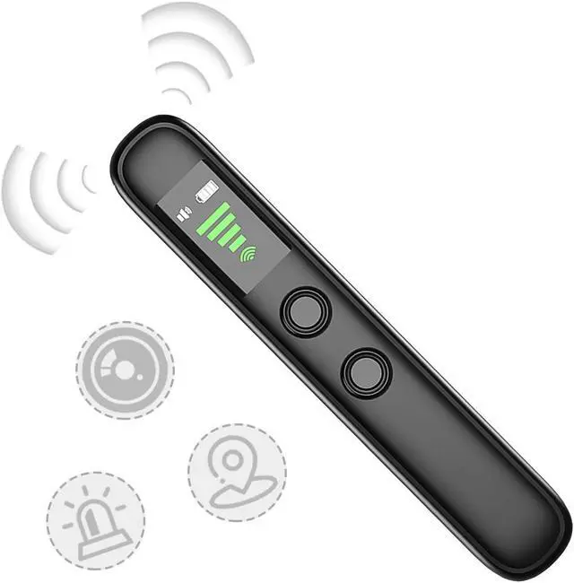 Main image of Hidden Spy Camera Detector, Portable Anti-Eavesdropping Device Detector, RF/Wireless Signal Scanner GPS Tracker Detector, Bug Detector Burglar Alarm Camera Finder for Home/Hotel/Office
