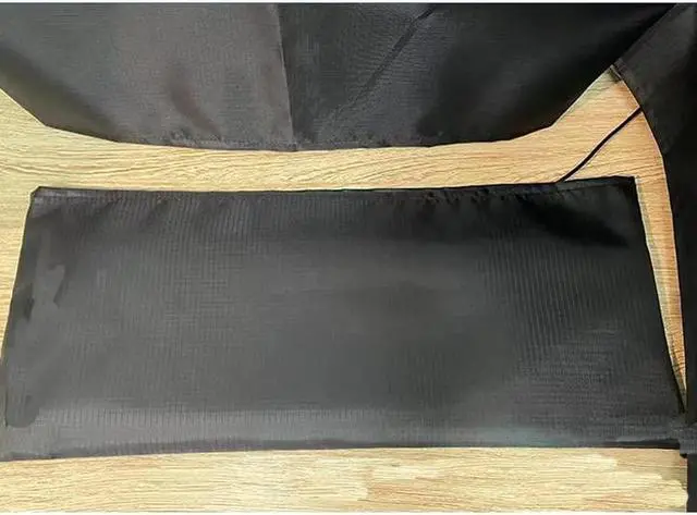 Alt view image 2 of 5 - ALHBEJT 3 Pieces Computer Dust Cover Monitor Keyboard Computer Host Pc Dust Proof Computer Covers Case Computer Dust Cover for Desktop Pc CPU Tower Protector,Oxford Cloth (22'' Monitor Set Black)