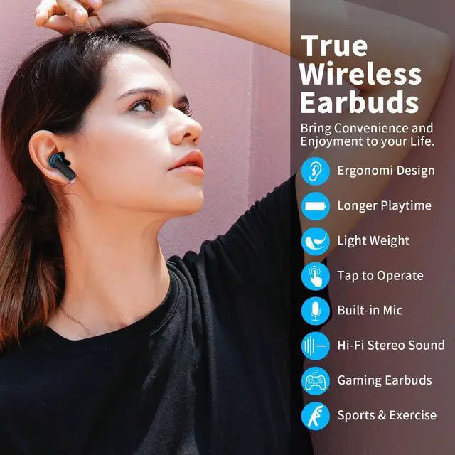 Alt view image 4 of 5 - Headphones with Microphone Volume Control for Samsung Pixel iPad Pro Air Mini Oneplus