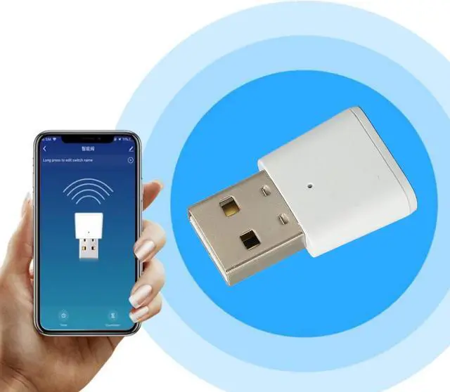 Alt view image 4 of 5 - Portable Range Extender 300M, USB Repeater Booster Smart Through The Wall, 2.4GHz to 2.483GHz, for Zigbee Amplifier for Mobile Phone Tablet Laptop TV