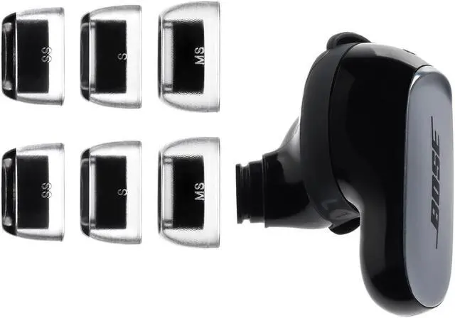 Alt view image 2 of 5 - AZLA SednaEarfit Crystal for Bose Earbuds 3 Pair - Bose Earbuds Replacement Tips - Compatible with Bose Quietcomfort Ultra Earbuds, Bose QC Earbuds II (SS-S-MS)