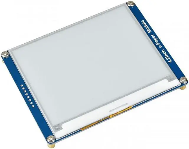 Alt view image 3 of 5 - Coolwell Waveshare 4.2inch E-Ink Display E-Paper Screen Module for Raspberry Pi 4B+ 4B 3B+ 3B 2B+ Zero W WH 2 W Jetson Nano SPI Interface 400x300 Resolution