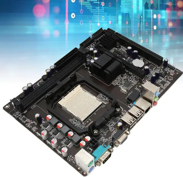 Alt view image 2 of 5 - A780+ Desktop Motherboard for AMD Processors,Dual Channel DDR3 Memory Support LGA940 938 Pin Computer Motherboard for AMD AM2 AM2+ AM3