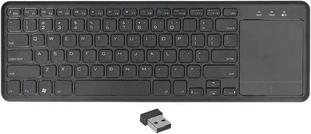 Main image of Wireless Keyboard, 78 Keys Portable Computer Keyboard with Touchpad Scissor Foot Key Design Ultra Slim Quiet Ergonomic Keyboard for Laptop PC Tablet