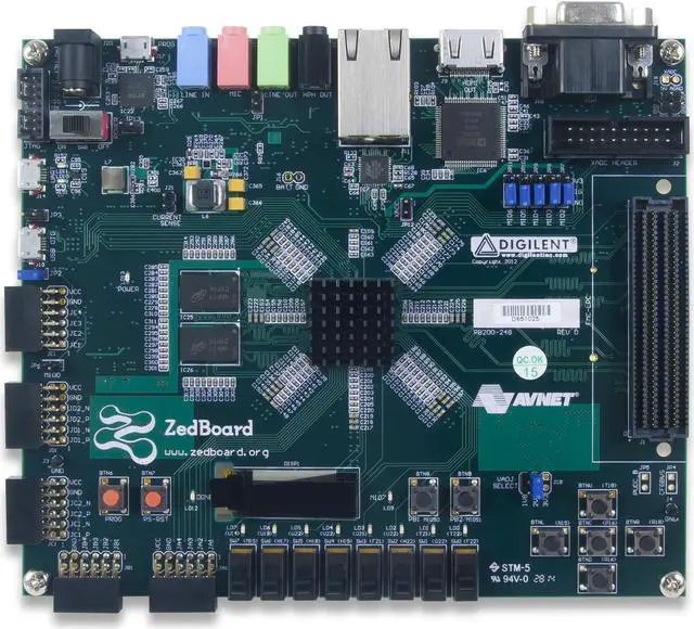 Alt view image 3 of 5 - Digilent ZedBoard: Zynq-7000 ARM/FPGA SoC Development Board