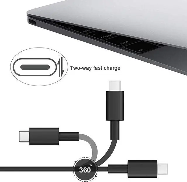 Alt view image 3 of 5 - Ruilezyo 65W USB C Laptop Charger Fit for Lenovo Ideapad AI 5 5-14IIL05 5-15IIL05 5-14ARE05 5-14ITL05 5-15ITL05 5-14ALC05 5-15ALC05 ThinkPad X1 Carbon 5th 6th 7th 8th Typpe C Laptop Charger Power Cord