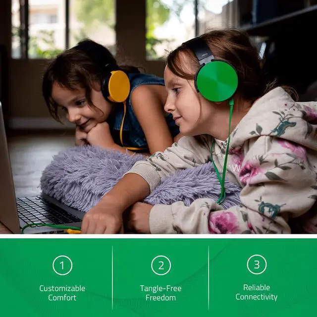 Alt view image 4 of 5 - Bulk Headphones for Classroom, 12 Pack Durable Wired School Headphones for Students. Teacher Must Haves Supplies from Elementary to College (Mixed Color)