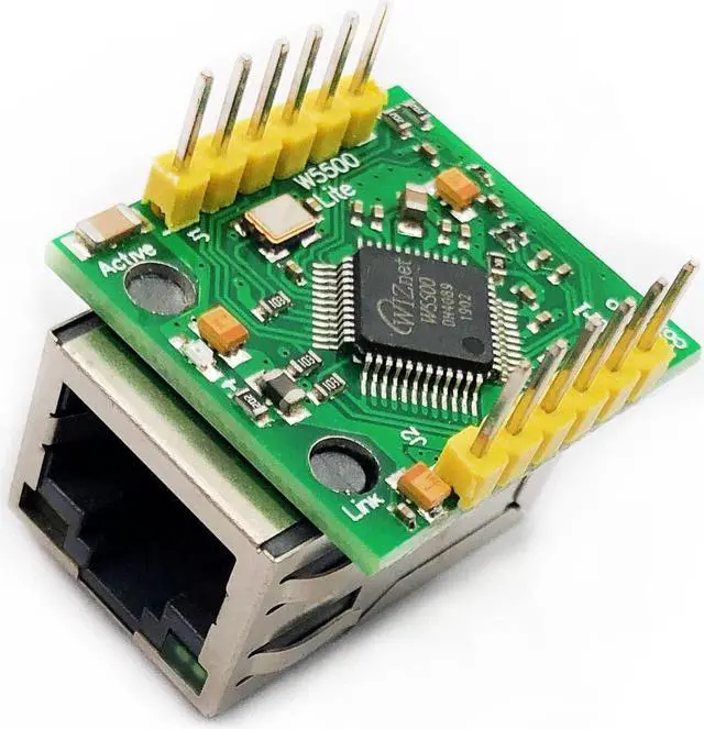 Alt view image 2 of 5 - FainWan 2PCS USR-ES1 W5500 Chip New SPI to LAN Ethernet Converter TCP/IP Module Compatible with Ar-duino