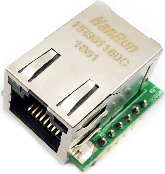 Alt view image 3 of 5 - FainWan 2PCS USR-ES1 W5500 Chip New SPI to LAN Ethernet Converter TCP/IP Module Compatible with Ar-duino
