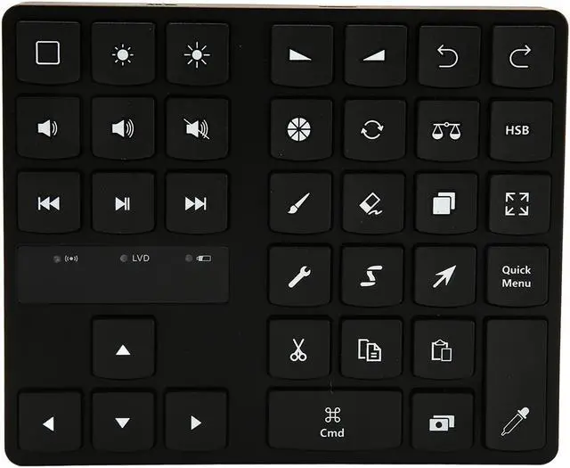 Main image of Goshyda Rechargeable Shortcut Drawing Keyboard for Procreate - iOS Compatible, One-Handed Ergonomic 35 Keys