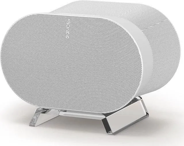 Main image of HeyMoonTong Acrylic Table Stand for Sonos ERA 300 Wireless Speaker - Desktop Decorative Bracket Mounting Accessories for Sonos ERA 300 (Clear, 1-Pack)