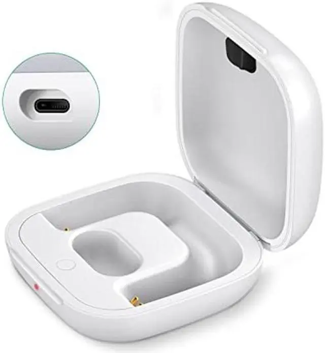 Main image of Charging Case Replacement Compatible with Powerbeats Pro Charger with Bluetooth Pairing Sync Button & 700mAh Built-in Battery (Not Include Power Beats Earbuds) White