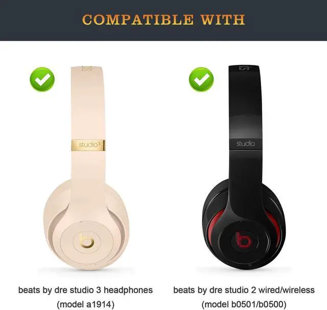 Alt view image 2 of 5 - By Dre Studio 3 Wireless Headband as Same as the OEM Replacement Arch Band Studio3 Accessories Parts Compatible with Beats by Dr Dre Studio 3/A1914 and Studio 2 Wired/Wireless Headphones (Desert Sand)