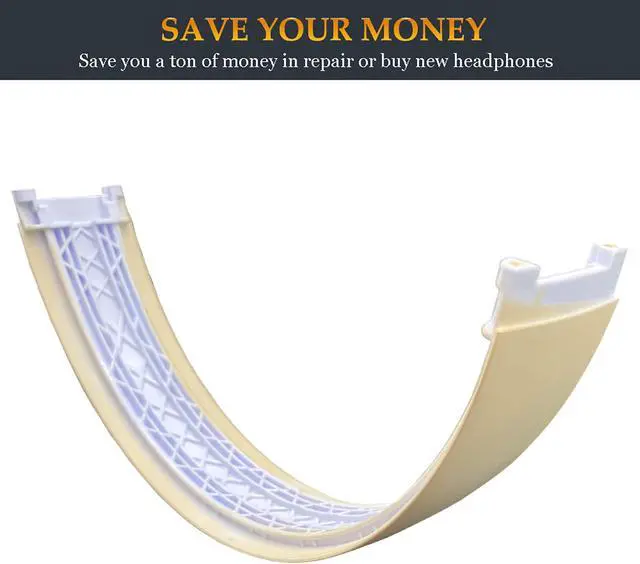 Alt view image 4 of 5 - By Dre Studio 3 Wireless Headband as Same as the OEM Replacement Arch Band Studio3 Accessories Parts Compatible with Beats by Dr Dre Studio 3/A1914 and Studio 2 Wired/Wireless Headphones (Desert Sand)