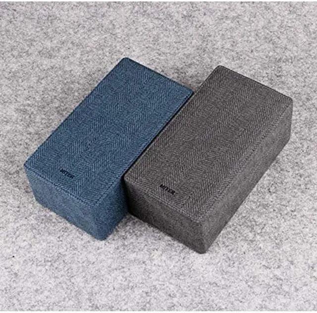 Alt view image 5 of 5 - Miter Carrying case for DAP + Earphone, Handmade Italy PU Leather Hard Standing case for 2 IEM Earphones + 1 Digital Audio Player Storage Carry Cover Box (Large Size-Indigo Blue)