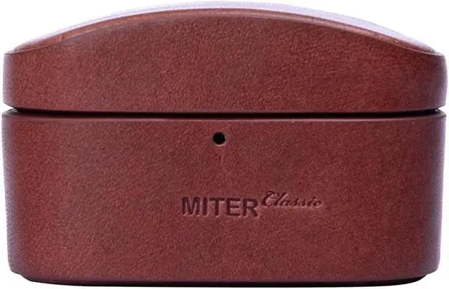 Main image of MITER CASE for Sony WF-1000XM5 Earphone, Handmade case Cover Made with Italian Buttero Leather for WF1000XM5 (Wine)