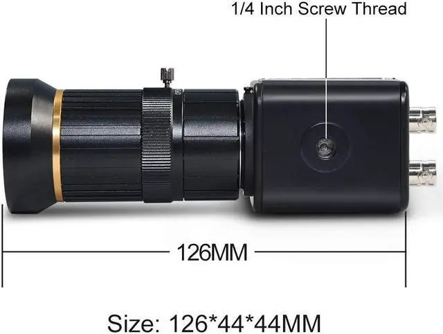 Alt view image 2 of 5 - MOKOSE SDI Camera, HD-SDI 2 MP 1080P HD Digital CCTV Security Camera, 1/2.8 High Sensitivity Sensor CMOS with 5-50mm Manual Varifocal HD Lens