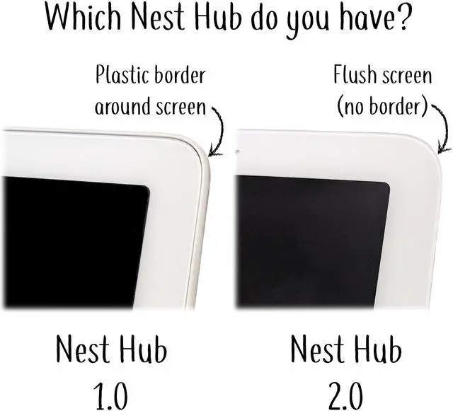 Alt view image 2 of 5 - Mount Genie Simple Built-in Google Nest Hub Gen 2 Wall Mount [Does NOT FIT 2018 Gen 1]: The Perfect Smart Home Command Center | PoE Option Available | Designed in The USA
