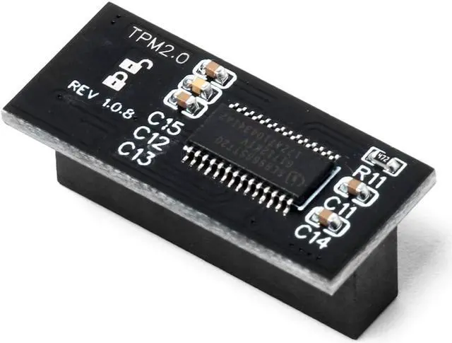 Main image of NUHFUFA TPM2.0 Security Module 20-Pin-LPC(20-1) Pin Support DDR4 RAM Remote Card Compatible for A S U S, Updated Win11 System MR 2.0 Trusted Platform Protection Module