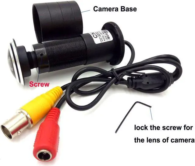Alt view image 3 of 5 - CNDST HD 1080P 2MP Starlight 0.0001Lux 4-in-1 TVI/CVI/AHD/960H CVBS CCTV Surveillance Peephole Viewer Camera Fisheye Door Camera, for 1080P 4-in-1 TVI/AHD/CVI/CVBS/960H DVR, 1.78mm 170° Lens